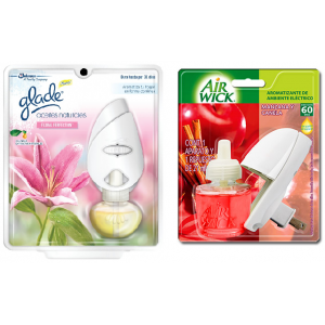 desodorante ambiental aceite glade airwick completo